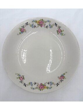Heritage Ware By Stetson Floral Pattern 8-Inch Bowl - Vintage Ceramic Dishware